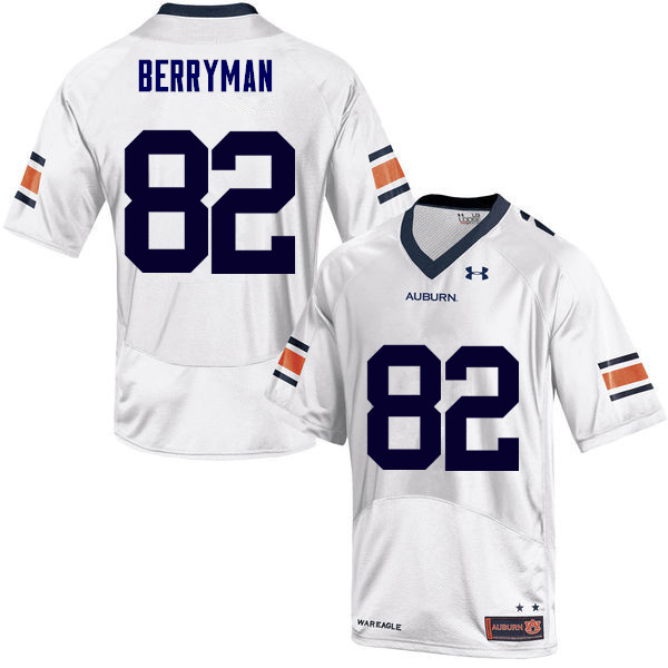 Men Auburn Tigers #82 Pete Berryman College Football Jerseys Sale-White